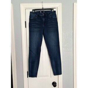 Kut from the Kloth Skinny Jeans Womens Size 8 Donna Ankle High Rise Dark Wash
